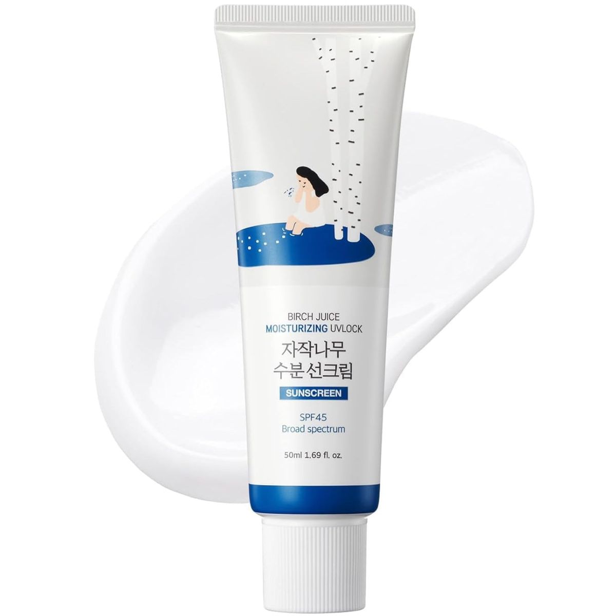 ROUND LAB BIRCH JUICE MOISTUTIZING UVLOCK SUNSCREEN SPF 45 1.69 oz