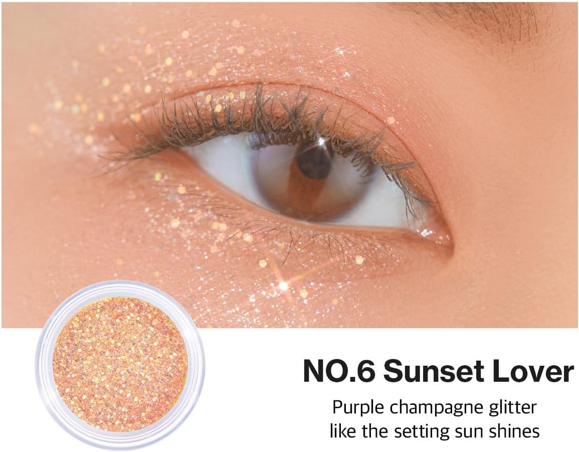 UNLEASHIA GET LOOSE GLITTER MINI Nº6 SUNSET LOVER