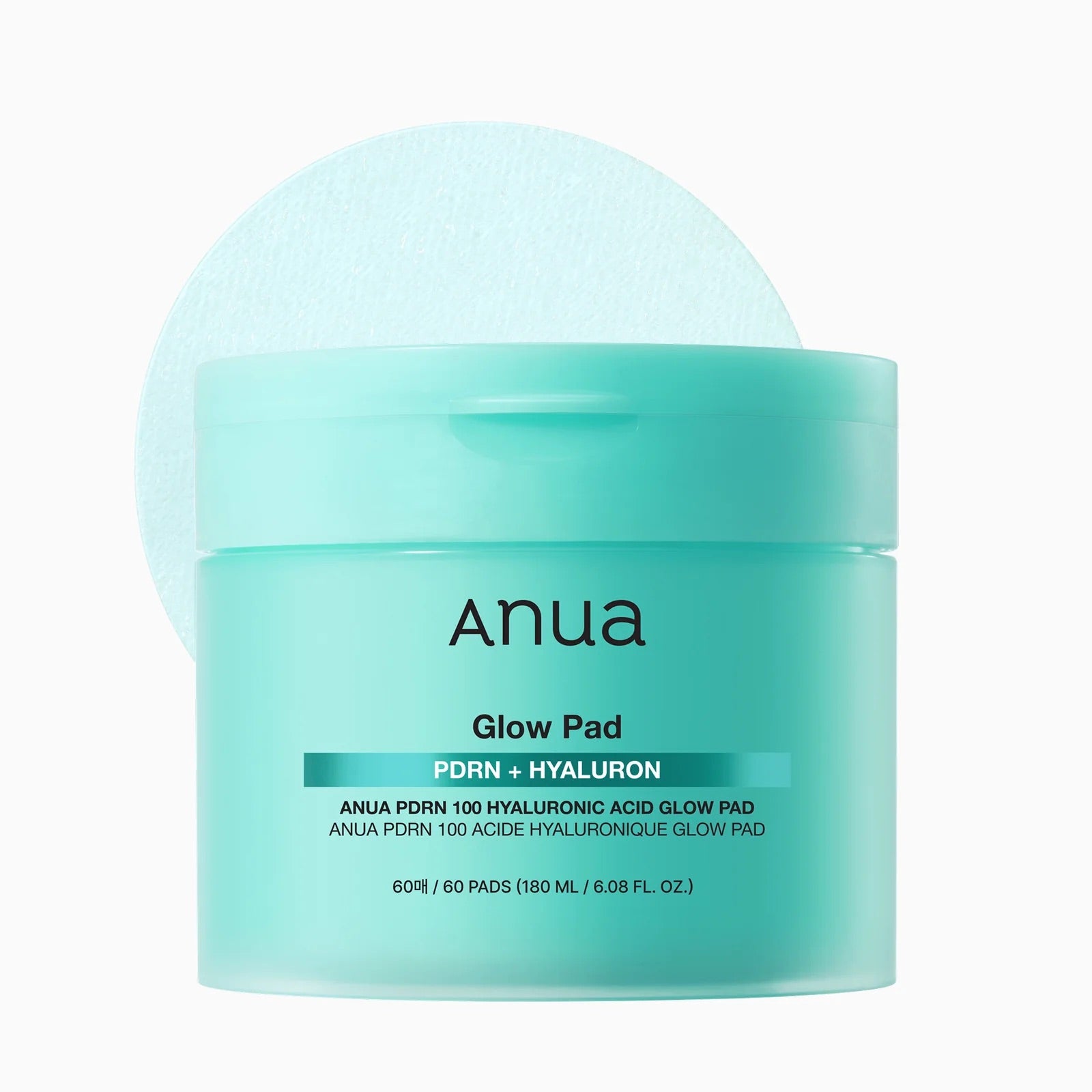 Anua PDRN+Hyaluronic Glow Pad 60 Pads 6.08 oz
